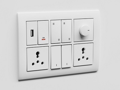 Switch Board with Socket Installation